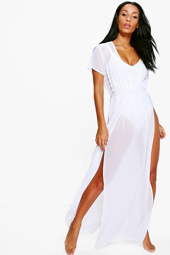 Maisie Split Leg Maxi Beach Kaftan